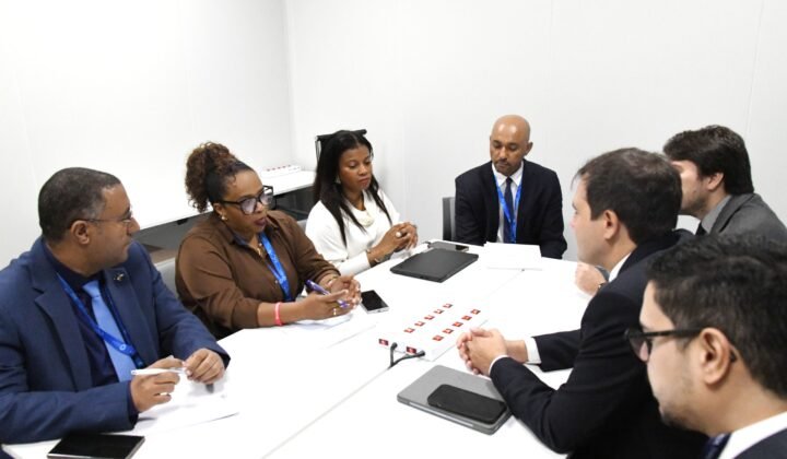 Delegações de Cabo Verde e do Brasil reunidas para reforçar a cooperação bilateral