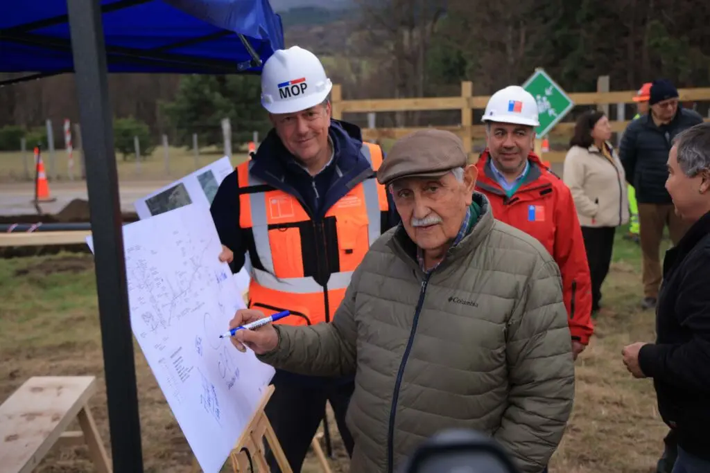 Início das obras do sistema de água potável rural de Las Bandurrias em Coyhaique