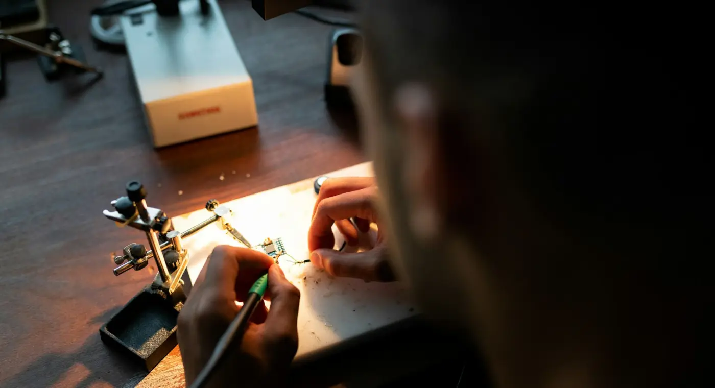 12-year-old takes third place in a circuit soldering contest in Estonia