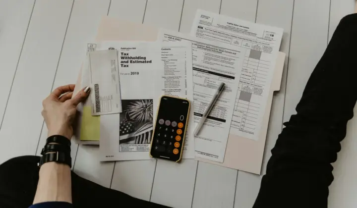 Planeamento financeiro com documentos