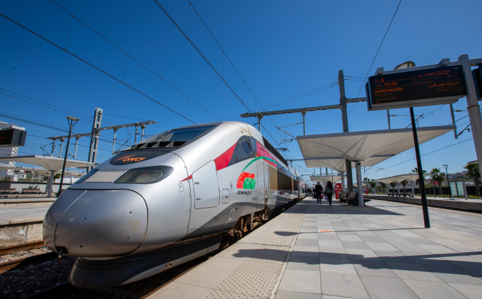Comboio da rede ferroviária de Marrocos