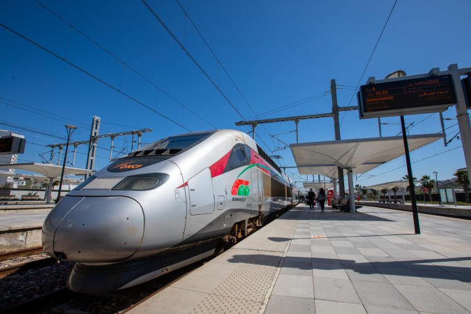 Comboio da rede ferroviária de Marrocos